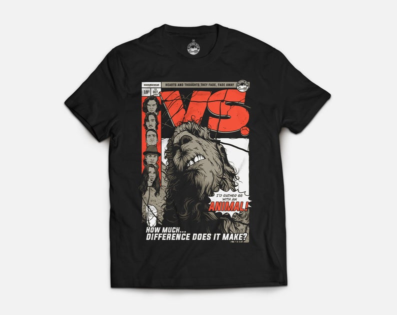 Pearl Jam VS Tshirt vintage comic