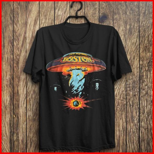 VINTAGE RARE BOSTON Rock Band Concert Tour Shirt 1987 T Shirt