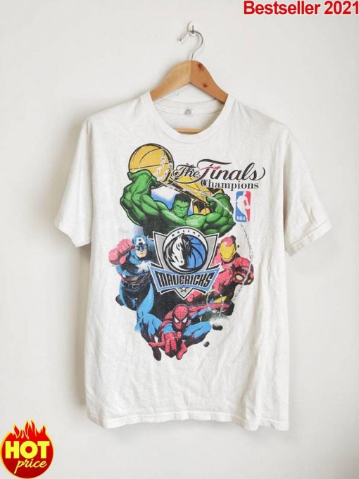 Vintage Rare Dallas Mavericks Avengers The Finals Shirt,