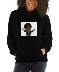 WSB Tendies Black Lady in Suit Hoodie