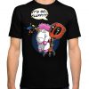 Deadpool with Unicorn Funny T-Shirt