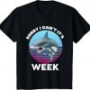 Funny Shark Sorry I Cant Its Fan Week T-Shirt