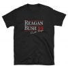 US President Ronald Reagan Bush 84 Quotes Vintage Republican Party T-Shirt