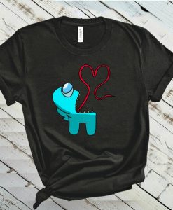 Among Us Valentine Heart Shirt