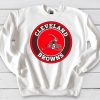Cleveland Browns circle NFL Mascot Football Unisex sweatshirt