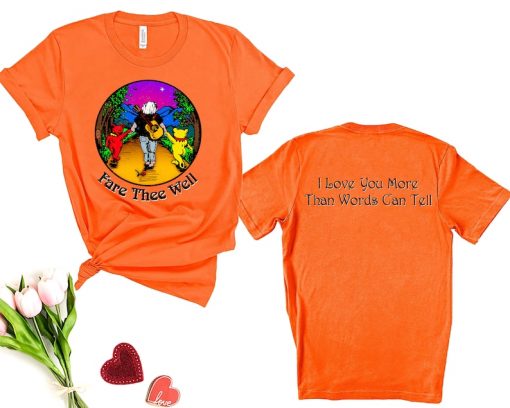 Grateful Dead Fare Thee Well Front and Back Printed T-Shirt,
