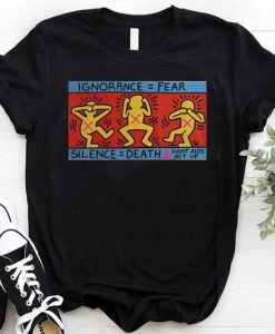 Keith Haring Shirt, Ignorance = Fear Shirt