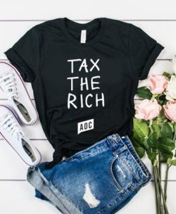 AOC Tax The Rich t shirt