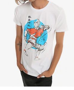 Avatar The Last Airbender Aang Watercolor t shirt