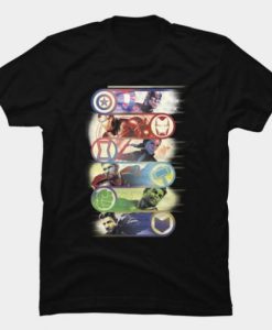Avengers Icon Swipe t shirt