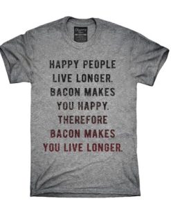 Bacon Logic t shirt