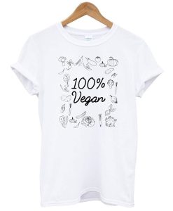 100% Pure Vegan – World Vegetarian Day t shirt