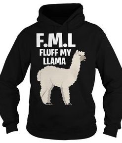 FML fluff my Llama hoodie