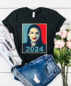 AOC for President 2024 t shirt
