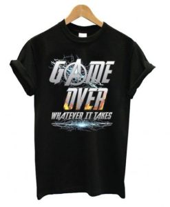 Avengers Endgame Inspired and DC Comics On Game Over T shirt