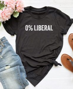0 % Liberal Tshirt