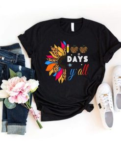 100th Day of School Shirt, 100 Days Y’all T-Shirt