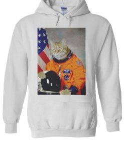Astronaut Cat Kitten Funny Space Hoodie