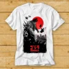 Godzilla Japanese Movie Poster T-Shirt Retro Japan Top Tee
