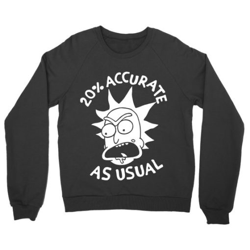Accurate As Usual Rick and Morty Sweatshirt