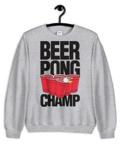 Beer Pong Champ Unisex Crewneck Sweatshirt