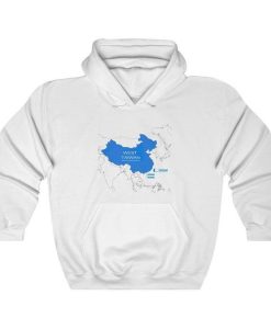 China Map Define China is West Taiwan Unisex Hoodie