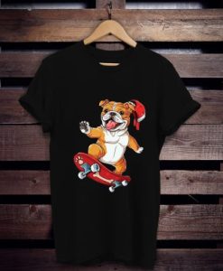 English Bulldog Skater t shirt