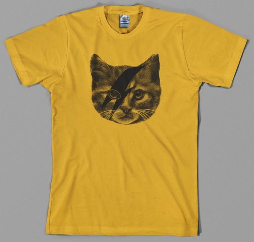 Ziggy Stardust Cat T Shirt