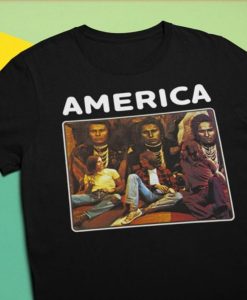America Album Rock Band T-shirt