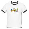 Disney Donald Duck Pluto The Dog Goofy Ringer Shirt