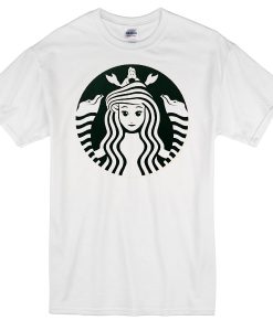 ariel mermaid starbucks t-shirt