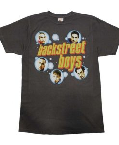 BACKSTREET BOYS Bubble Charcoal T-Shirt