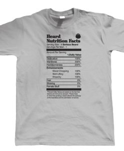 Beard Nutrition Facts T Shirt