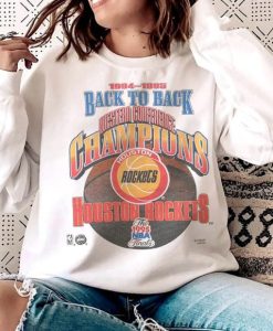 1994-1995 Houston Rockets World Champions VIntage Crewneck Sweatshirt
