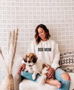 Dog Mom Crewneck Sweatshirt